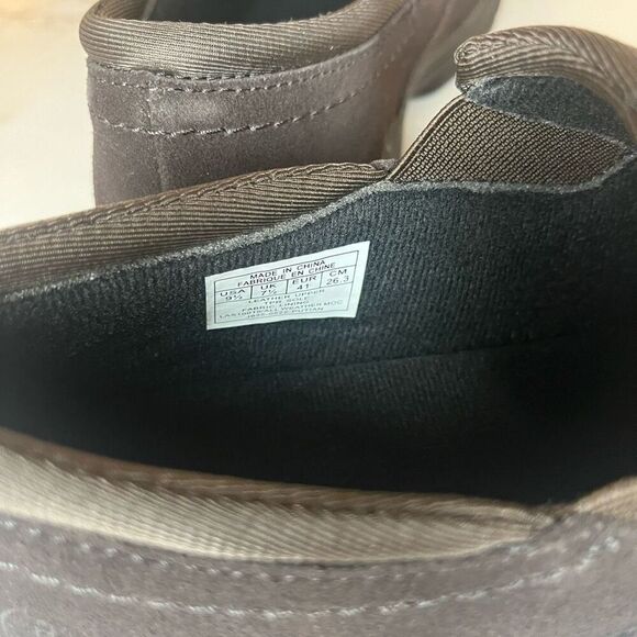 Lands End All Weather Moc Dark Brown Suede size 9.5 - Picture 7 of 10